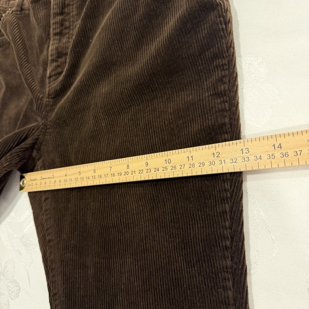 Y2K Polo Ralph Lauren Jeans Co. Size-14/P Womens Corduroy Pants Brown - Picture 7 of 16